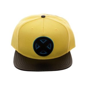 Bioworld Licensed X-Men - Marvel Comics - Carbon Fiber Yellow/Black Snapback Hat